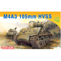 Dragon 1/72 M4A3 105mm HVSS Plastic Model Kit [7313]