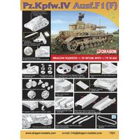 Dragon 1/72 Pz.Kpfw.IV Ausf.F1(F) Plastic Model Kit [7321]