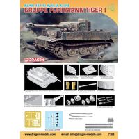 Dragon 1/72 Sd.Kfz.181 Pz.Kpfw.VI Ausf.E Gruppe Fehrmann Tiger I Plastic Model Kit [7368]