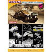 Dragon 1/72 Sd.Kfz.223 Plastic Model Kit [7420]