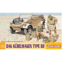 Dragon 1/6 DAK Kubelwagen Type 82 Plastic Model Kit [75021]