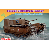 Dragon 1/72 CHURCHILL MK.III 'FITTED FOR WADING' OPERATION JUBILEE DIEPPE FRANCE 1942 [7520]