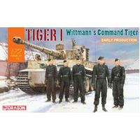 Dragon 1/72 Tiger I Early, Wittmann's Command Tiger Plastic Model Kit [7575]