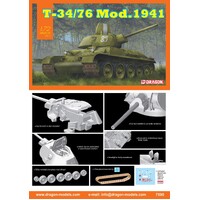 Dragon T-34/76 Mod.1941 Plastic Model Kit [7590]