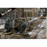 Das Werk 1/35 German 7.5cm Pak40 Plastic Model Kit [DW35027] [DW35027]