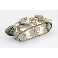 Easy Model 1/72 Char B1 May 1940,France 3Nd Company Assembled Model [36159]