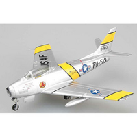 Easy Model 1/72 F-86F-1-NA Sabre 334FS USAF Pilot Major James Jabara 1953 Assembled Model [37101]