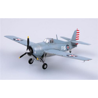 Easy Model 1/72 F4F-3 Wildcat VF-3, USS Lexington - Battle of the Coral Sea Assembled Model [37246]