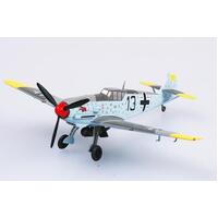 Easy Model 1/72 Bf109E-4 Messerschmitt 2/JG3 Assembled Model [37282]