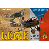 Eduard 1/72 Legie - SPAD XIII cs pilotu Plastic Model Kit