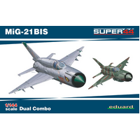 Eduard 1/144 MiG-21BIS DUAL COMBO Plastic Model Kit