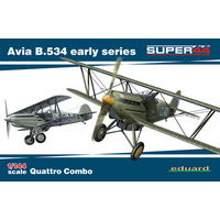 Eduard 1/144 Avia B.534 early series QUATTRO COMBO Plastic Model Kit