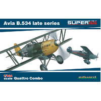 Eduard 1/144 Avia B.534 late series Quattro Combo Plastic Model Kit