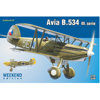 Eduard 1/72 Avia B.534 III. serie Plastic Model Kit