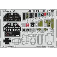 Eduard 1/32 P-40F Photo-etch set (Trumpeter)