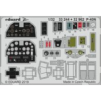 Eduard 1/32 P-40N Photo etched parts