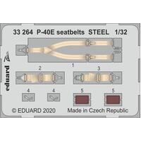 Eduard 1/32 P-40E seatbelts STEEL Photo etched parts [33264]