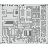 Eduard 1/35 M18 Tank Destroyer Photo Etch Set (Tamiya) [36478]