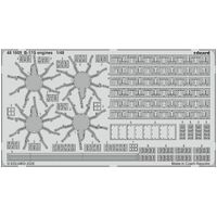 Eduard 1/48 B-17G engines Photo etched set (Hong Kong Models)