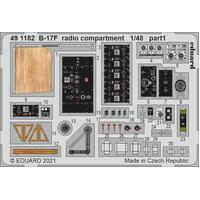 Eduard 1/48 B-17F radio compartment Photo etched parts