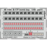 Eduard 1/48 B-17F bomb bay Photo etched parts