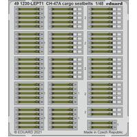 Eduard 1/48 CH-47A cargo seatbelts Photo etched parts