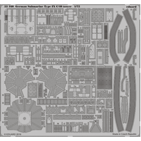 Eduard Revell 1/72 German Submarine Type IX C/40 tower Photo etched parts