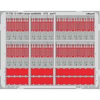 Eduard 1/72 C-130H cargo seatbelts Photo etched parts