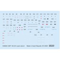 Eduard 1/48 Mi-24V stencils Czech Decals