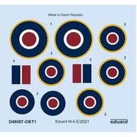 Eduard 1/48 Tempest Mk.II roundels Decals