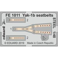 Eduard 1/48 Yak-1b seatbelts STEEL Photo-etch set (Zvezda)