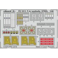 Eduard 1/48 F-4J seatbelts STEEL Photo-etch set (Academy)