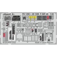 Eduard 1/48 F-86F-40 Sabre Photo etched parts [FE1298]