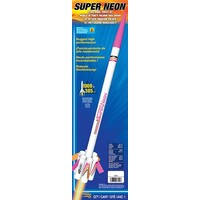 Estes Super Neon Advanced Model Rocket Kit (18mm Standard Engine)