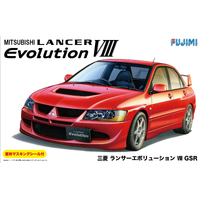 Fujimi 1/24 Mitsubishi Lancer Evolution VIII GSR w/Window Frame Masking (ID-180) Plastic Model Kit