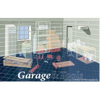 Fujimi 1/24 Garage (Accessory) [GT-1] Plastic Model Kit