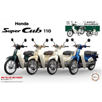 Fujimi 1/12 Honda Super Cub110 (Tasmania Green Metallic) (B-NX-No2) Plastic Model Kit [14180]