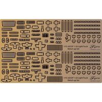 Fujimi 1/72 Genuine Photo-Etched Parts for JGSDF 1/2t Trucke (for Army + Military Police) (Mi-205)