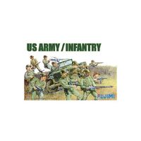 Fujimi 1/76 US Army Infantry Set (WA-27) Plastic Model Kit [76121]