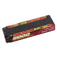 Gens Ace 2S Redline 2.0 5000mAh 140C 7.4V Hardcase Lipo Battery (5.0mm Bullet)