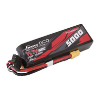 Gens Ace G-Tech 3S 5000mAh 60C 11.1V Soft Pack Lipo Battery (XT60)