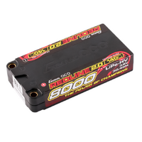 Gens Ace 1S Redline 2.0 8000mAh 140C 3.8V Hardcase Lipo Battery (5.0mm Bullet)