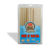 Guillow's Box O'Balsa, Large (random sizes, 3 lb box) Accessories Pack