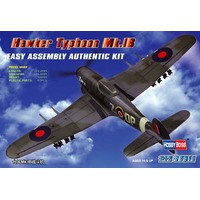 HobbyBoss 1/72 Hawker Typhoon Mk.IB Fighter Plastic Model Kit [80232]