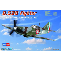 HobbyBoss 1/72 French D.520 Fighter Plastic Model Kit [80237]