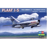 HobbyBoss 1/48 Chinese People's Liberation Army Force J-5 Plastic Model Kit [80335]