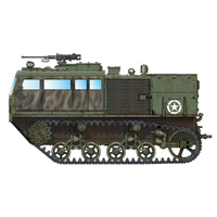 HobbyBoss 1/72 M4 High Speed Tractor(3-in./90mm) Plastic Model Kit [82920]