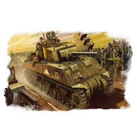 HobbyBoss 1/48 M4 TANK (Mid -Model) Plastic Model Kit [84802]