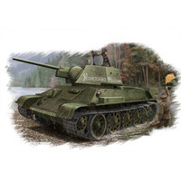 HobbyBoss 1/48 Russian T-34/76 (1943 No.112)Tank Plastic Model Kit [84808]