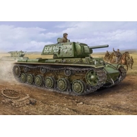 HobbyBoss 1/48 Russian KV -1'S Ehkranami tank Plastic Model Kit [84811]